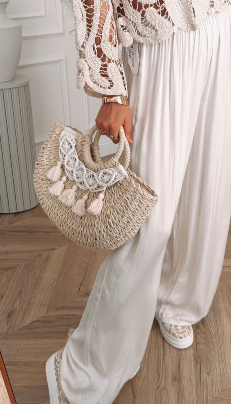 Torebka boho z frędzlami