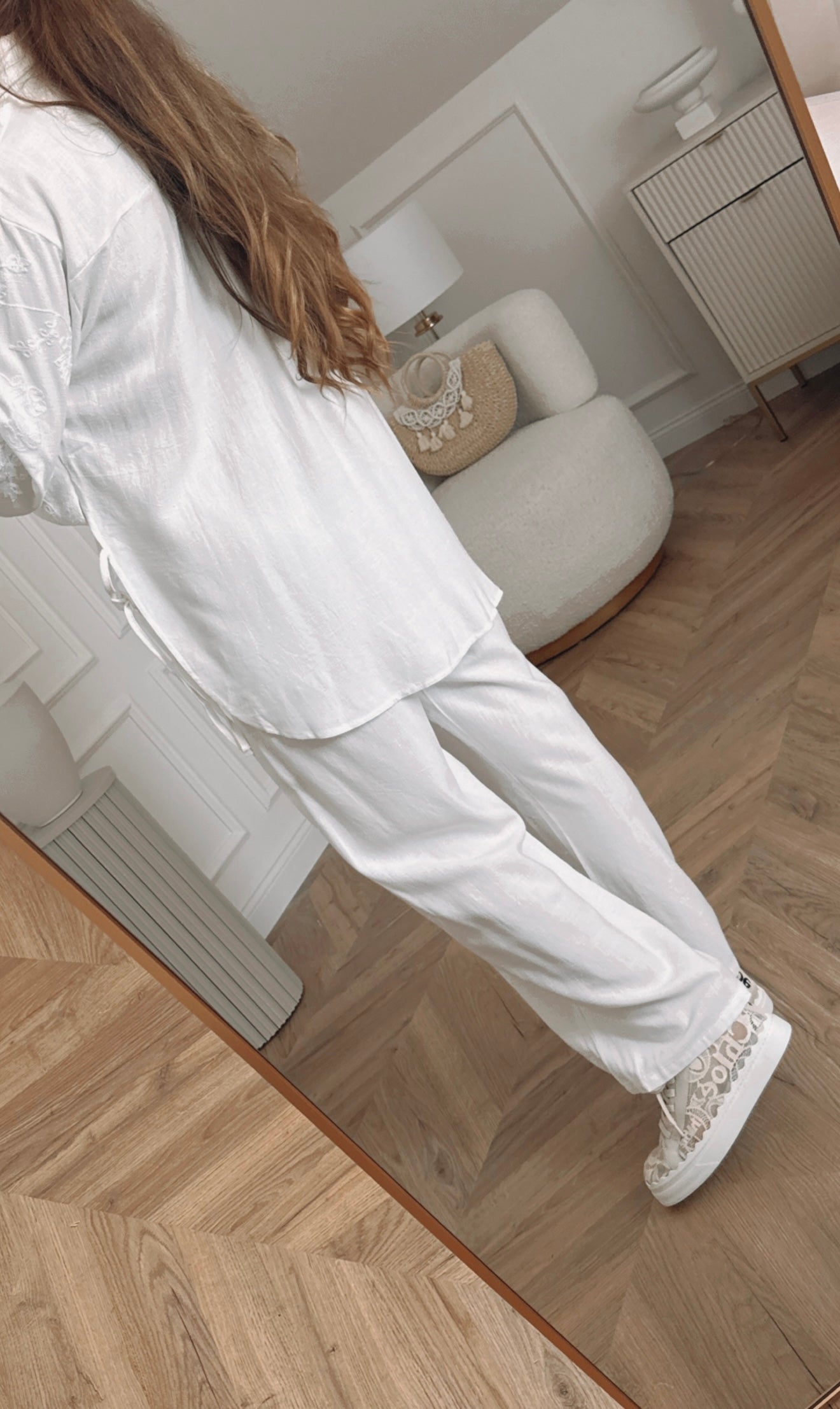 Plus size xl embroidered set