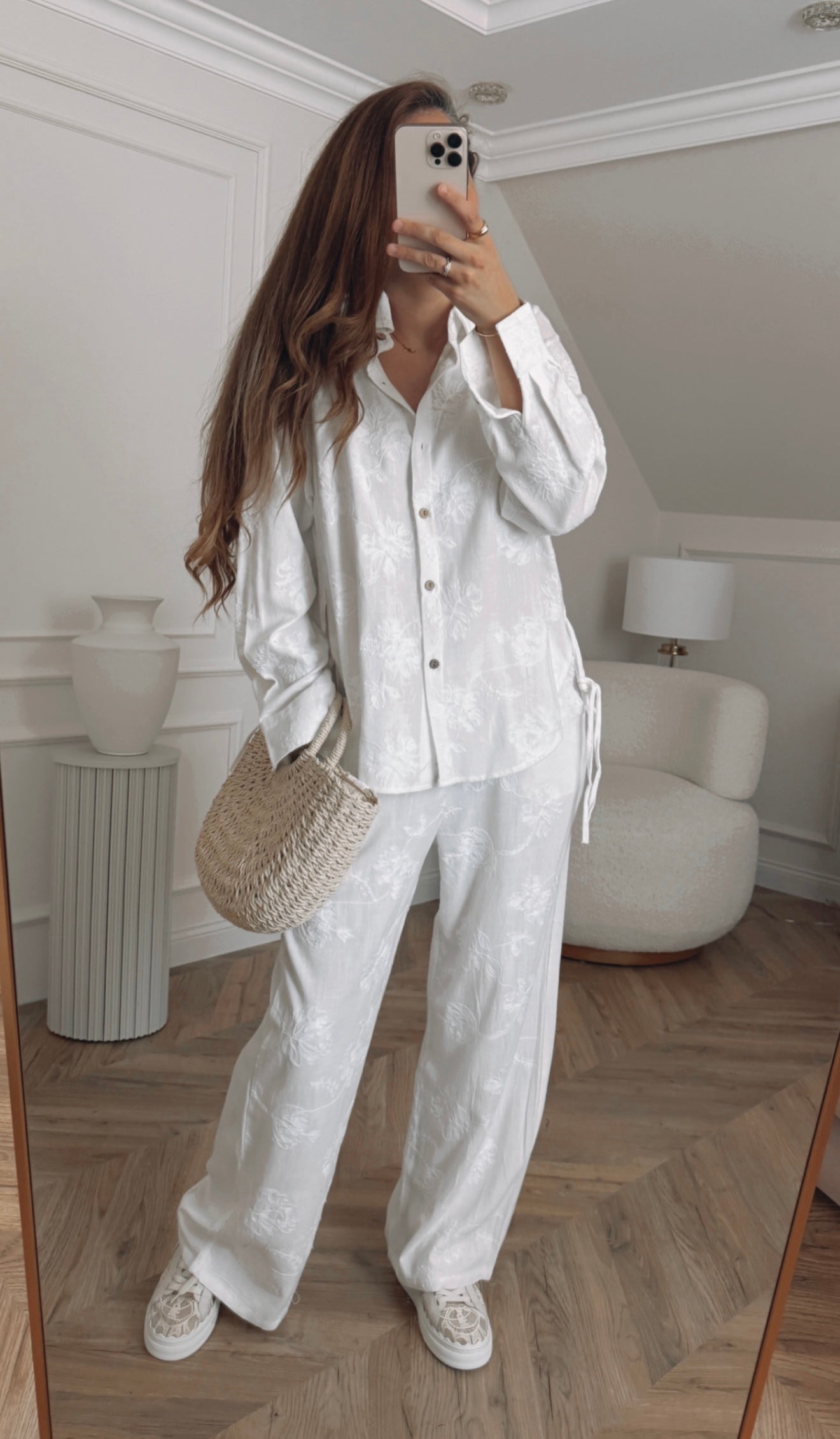 Plus size xl embroidered set